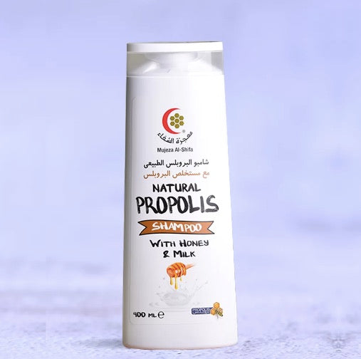 Propolis Shampoo with HONEY & MILK (400ml) - MUJ - Mujeza Honey